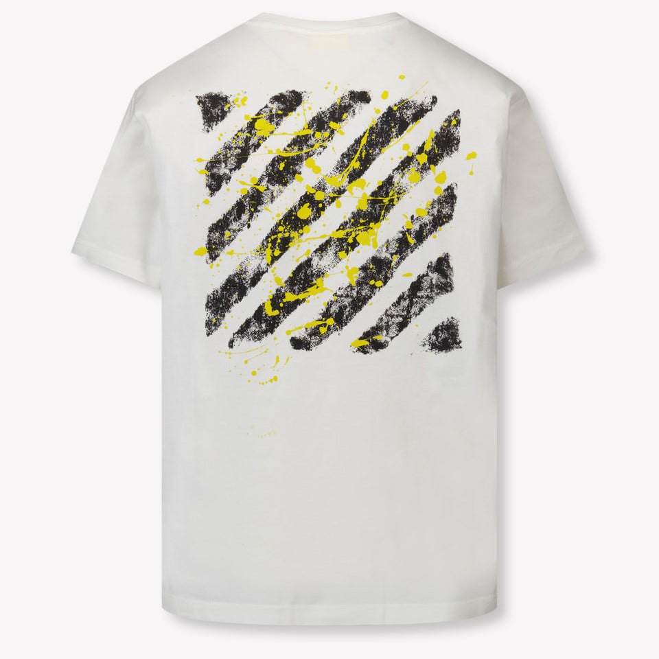 Off-White Kinder Jongens T-Shirt In Wit