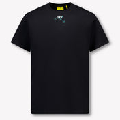 Off-White Kids Boys  T-Shirt Black