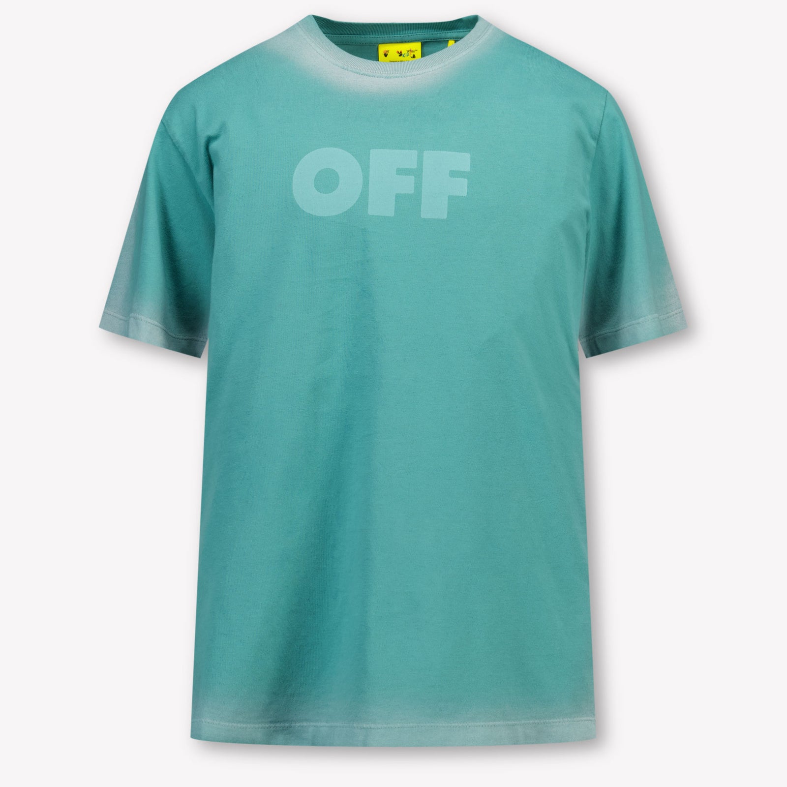 Off-White Kids Boys  T-Shirt Green