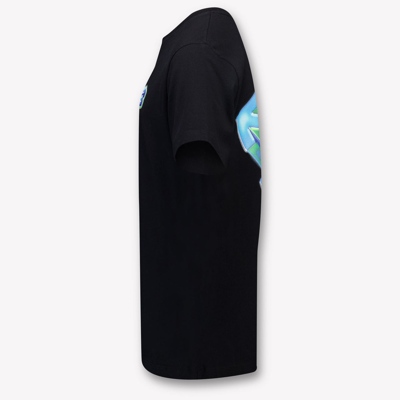 Off-White Kinder Jongens T-Shirt In Zwart