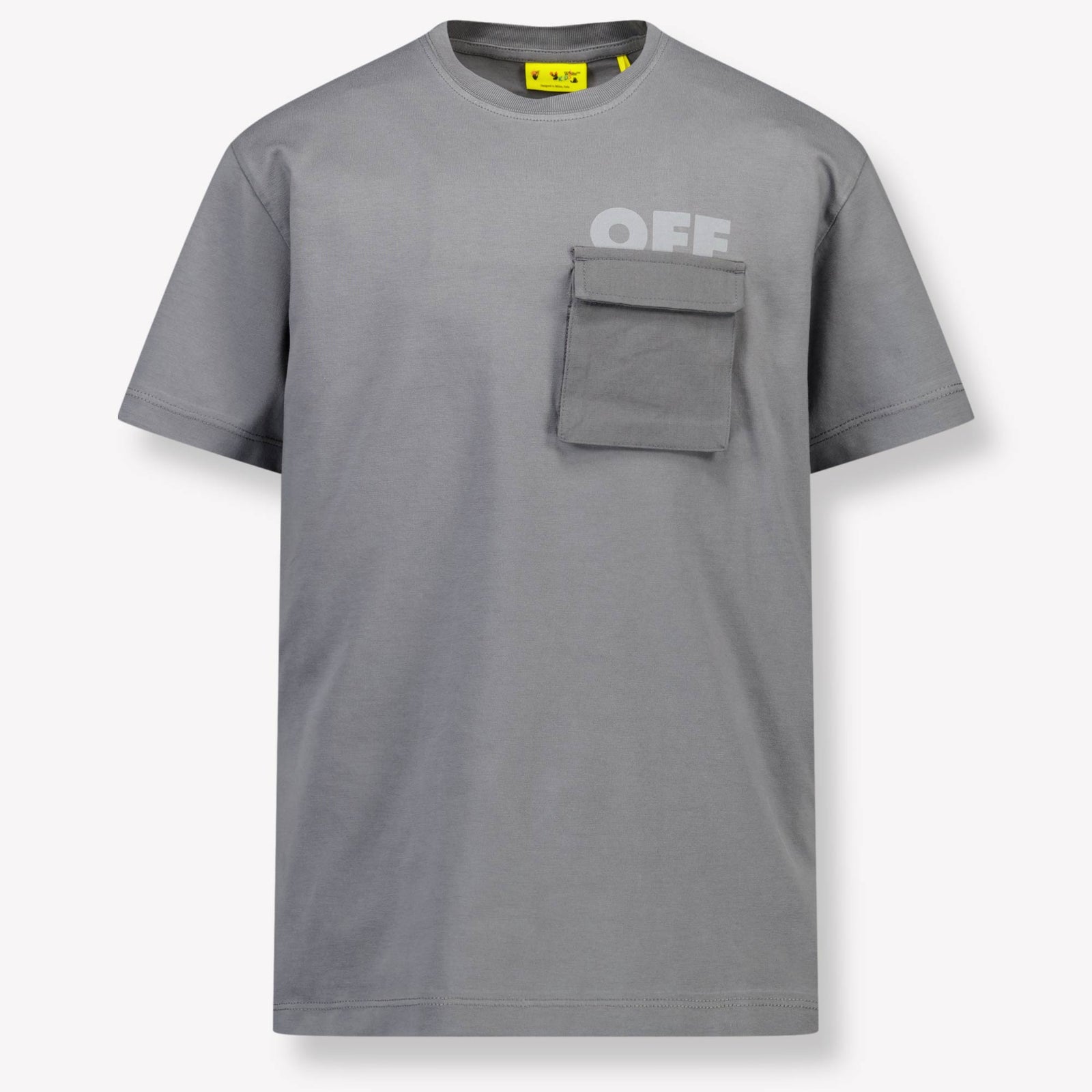 Off-White Kinder Jongens T-Shirt In Donker Grijs