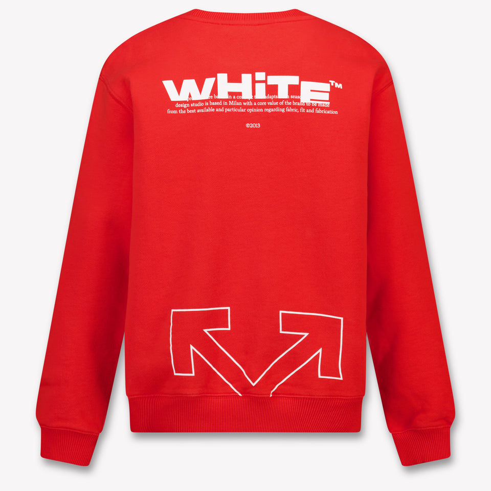 Off-White Kids Boys Sweater  Red