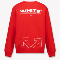 Off-White Kinder Jongens Trui In Rood