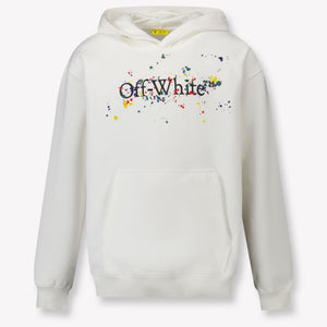 Off-White Kinder Jongens Trui In Wit