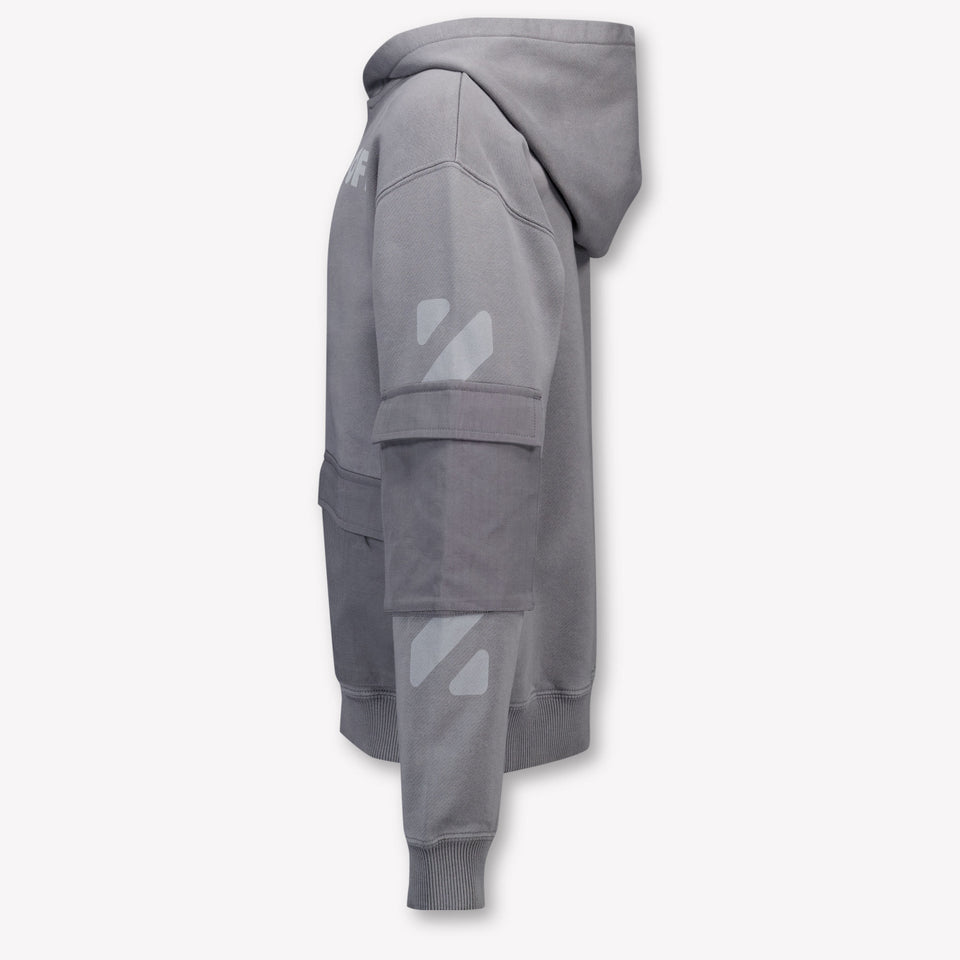 Off-White Kinder Jongens Vest In Donker Grijs