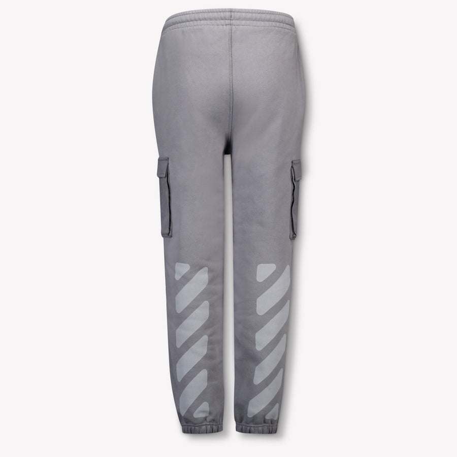 Off-White Kids Boys  Pants Dark Gray