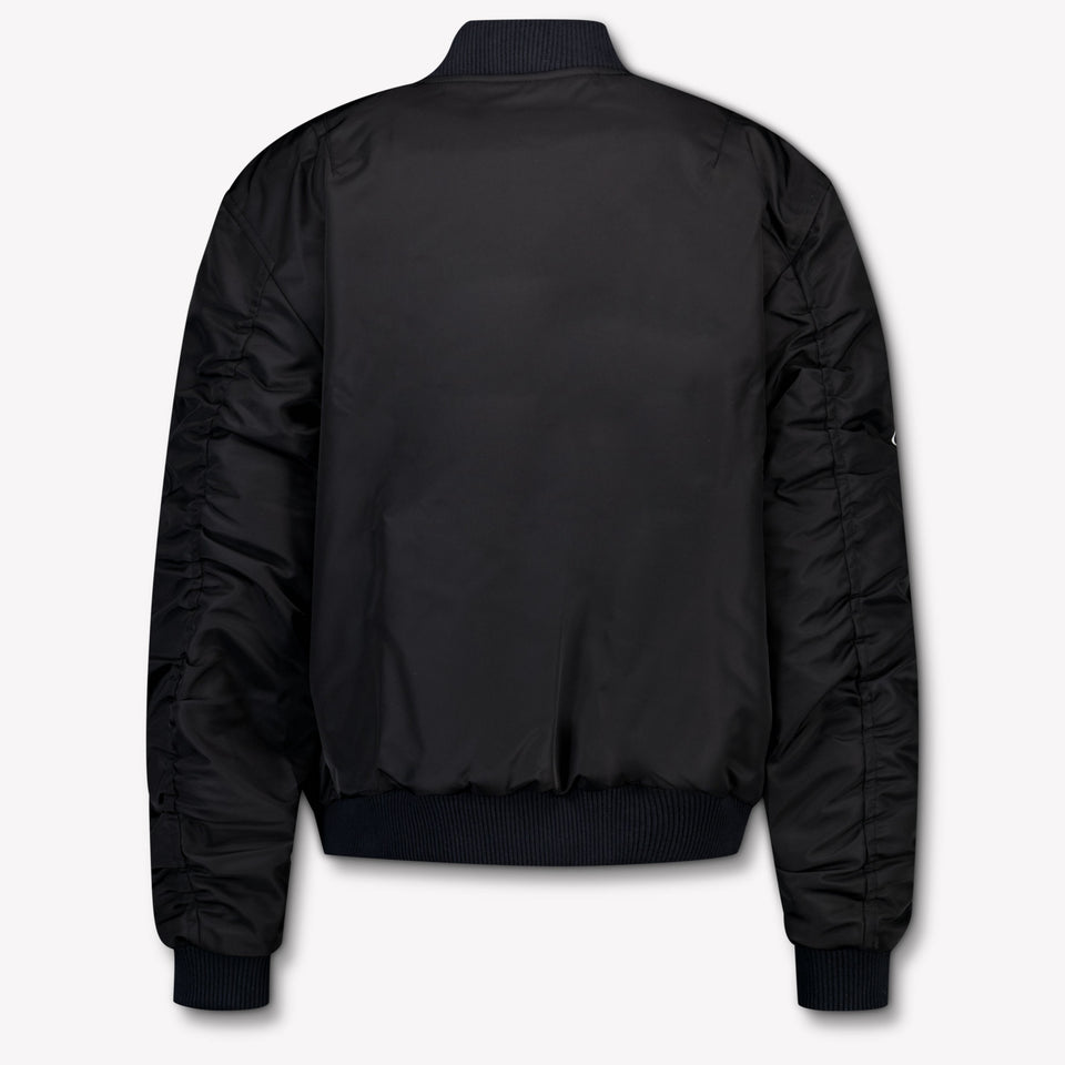 Off-White Kids Boys Winter Jacket  Black