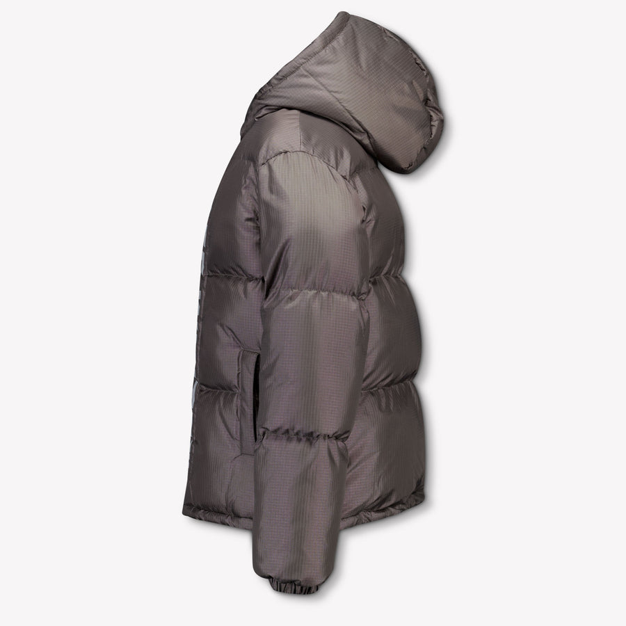 Off-White Kids Boys Winter Jacket  Dark Gray