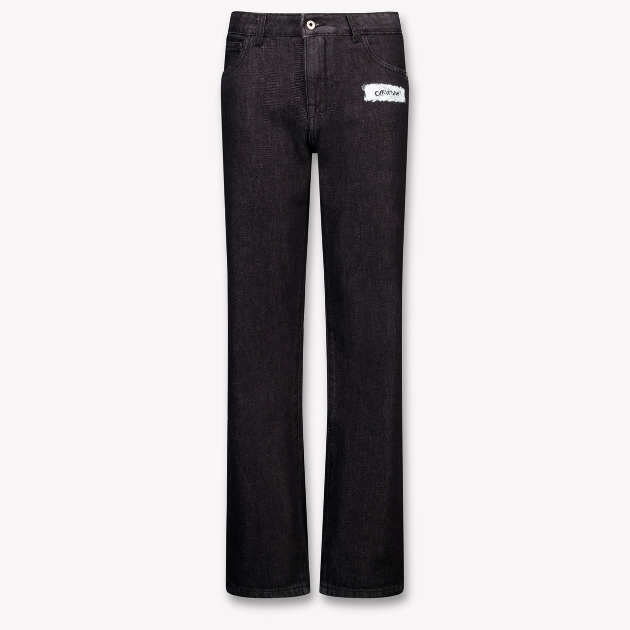 Off-White Kinder Jongens Jeans In Zwart