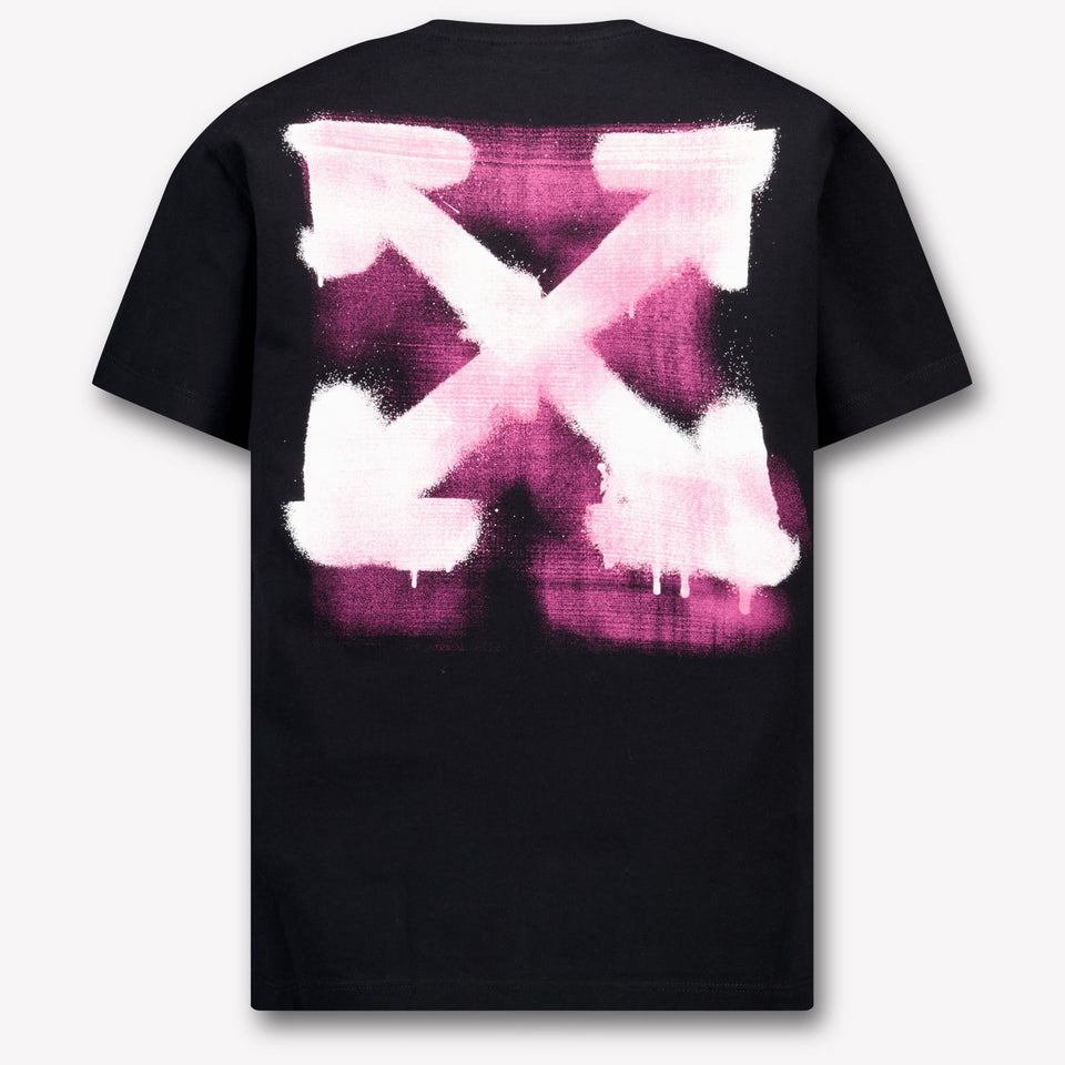 Off-White Kinder Meisjes T-Shirt In Zwart