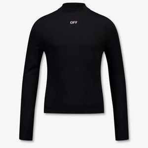 Off-White Kinder Meisjes T-Shirt In Zwart
