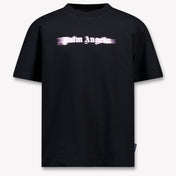 Palm Angels Kids Girls  T-Shirt Black