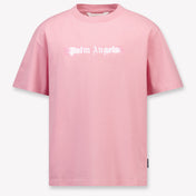 Palm Angels Kids Girls  T-Shirt Old Pink