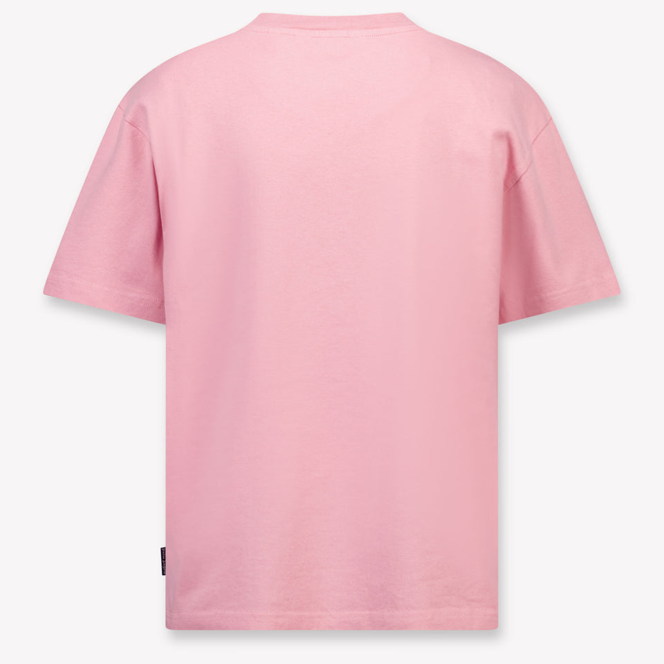 Palm Angels Kids Girls  T-Shirt Old Pink