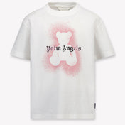 Palm Angels Kids Girls  T-Shirt Offwhite