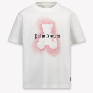 Palm Angels Kids Girls  T-Shirt Offwhite
