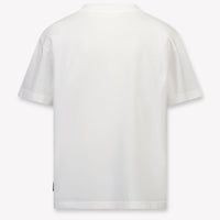 Palm Angels Kinder Meisjes T-Shirt In Off White