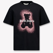 Palm Angels Kids Girls  T-Shirt Black