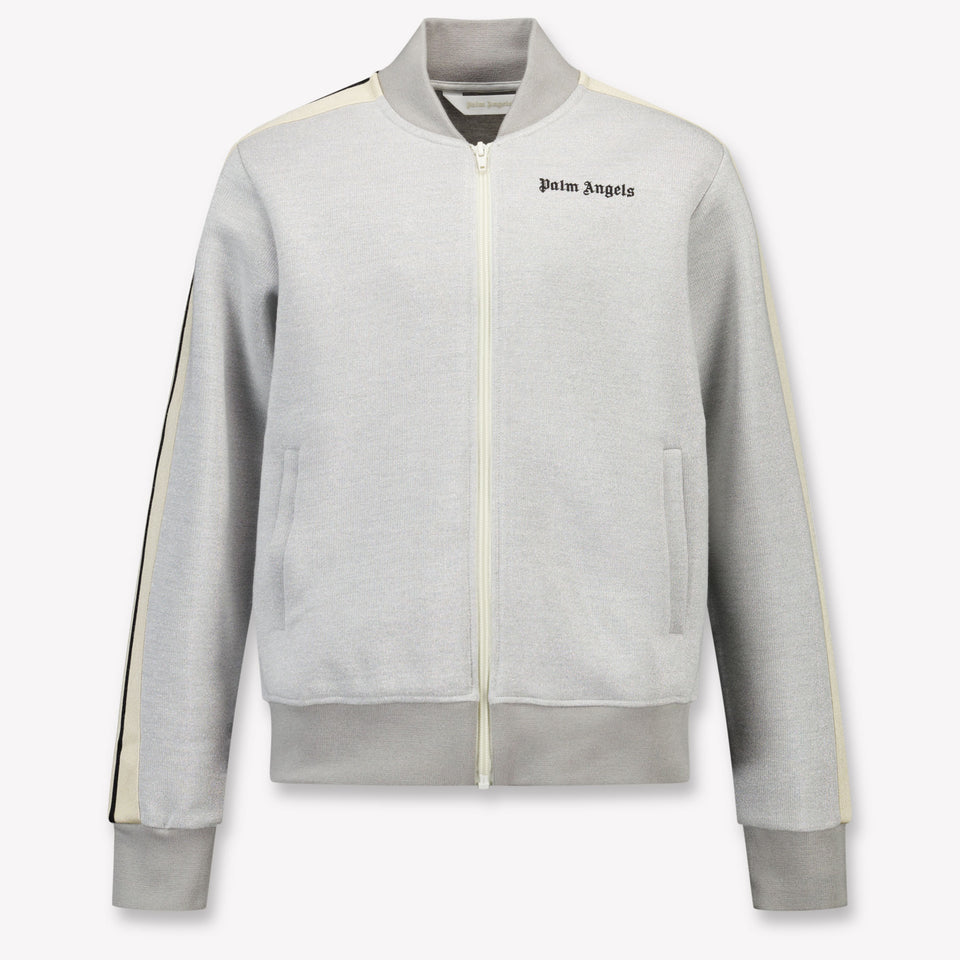 Palm Angels Kids Girls Vest  Silver