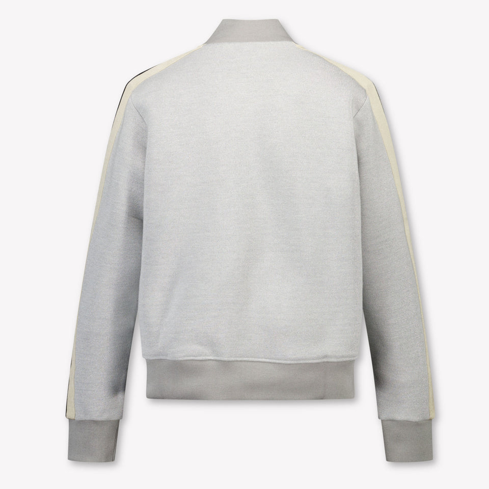 Palm Angels Kids Girls Vest  Silver