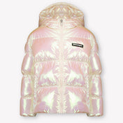 Palm Angels Kinder Meisjes Winterjas In Licht Roze