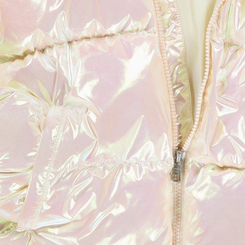 Palm Angels Kinder Meisjes Winterjas In Licht Roze