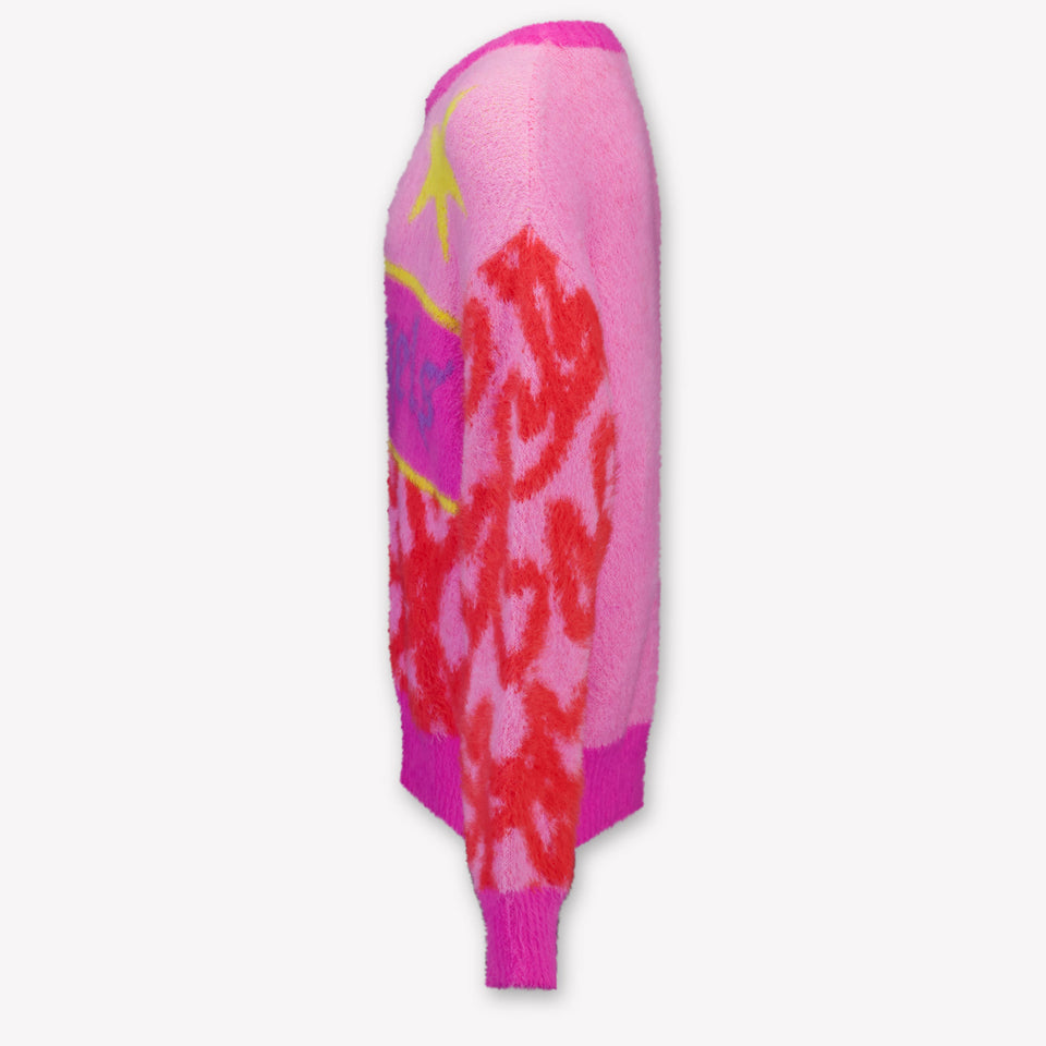 Palm Angels Kinder Meisjes Trui In Licht Roze