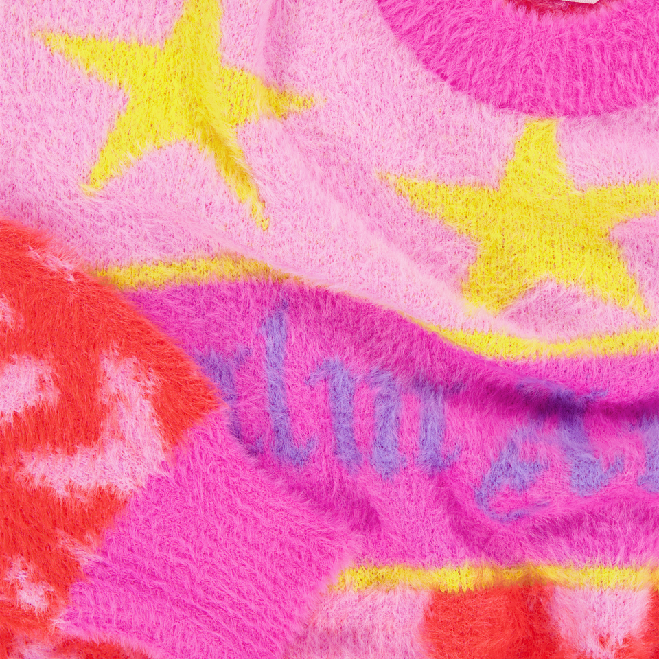 Palm Angels Kinder Meisjes Trui In Licht Roze