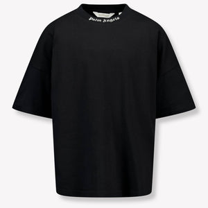Palm Angels Kinder Jongens T-Shirt In Zwart