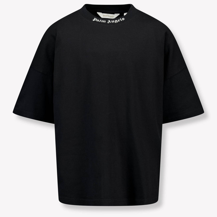 Palm Angels Kinder Jongens T-Shirt In Zwart