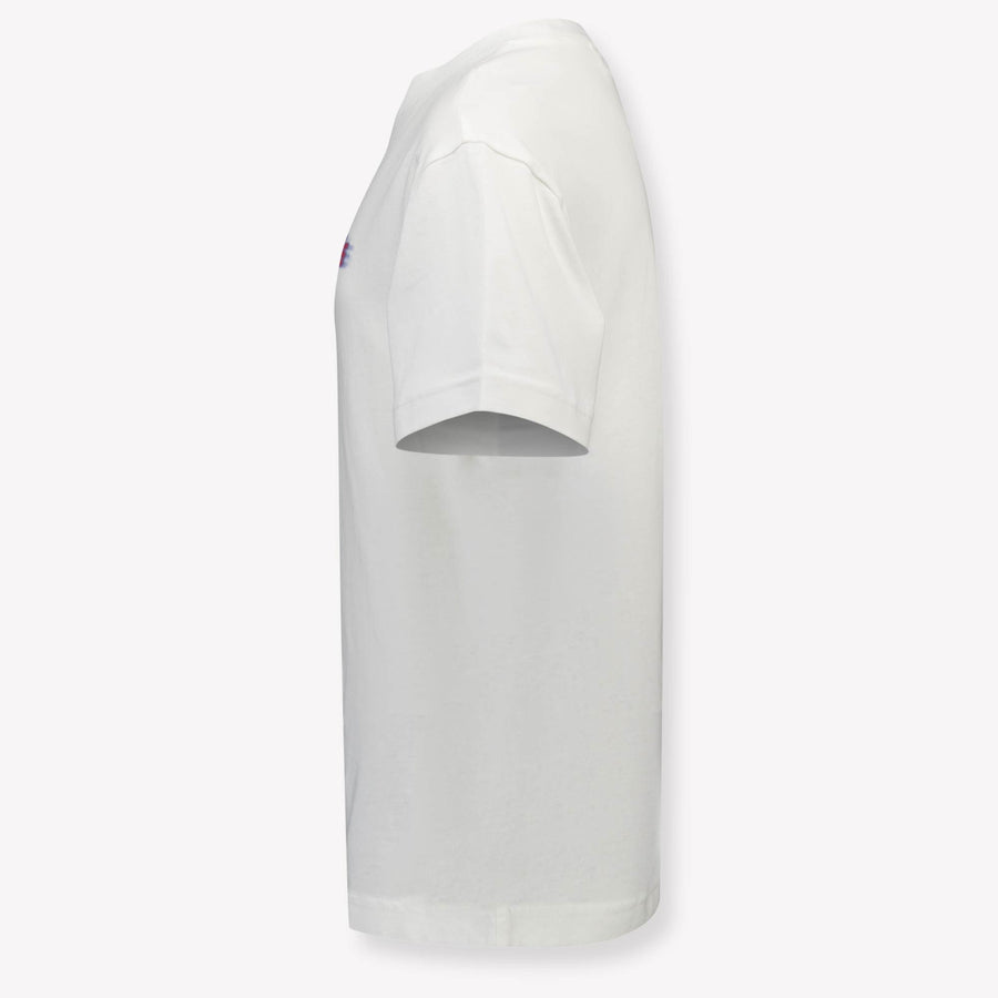 Palm Angels Kinder Jongens T-Shirt In Off White
