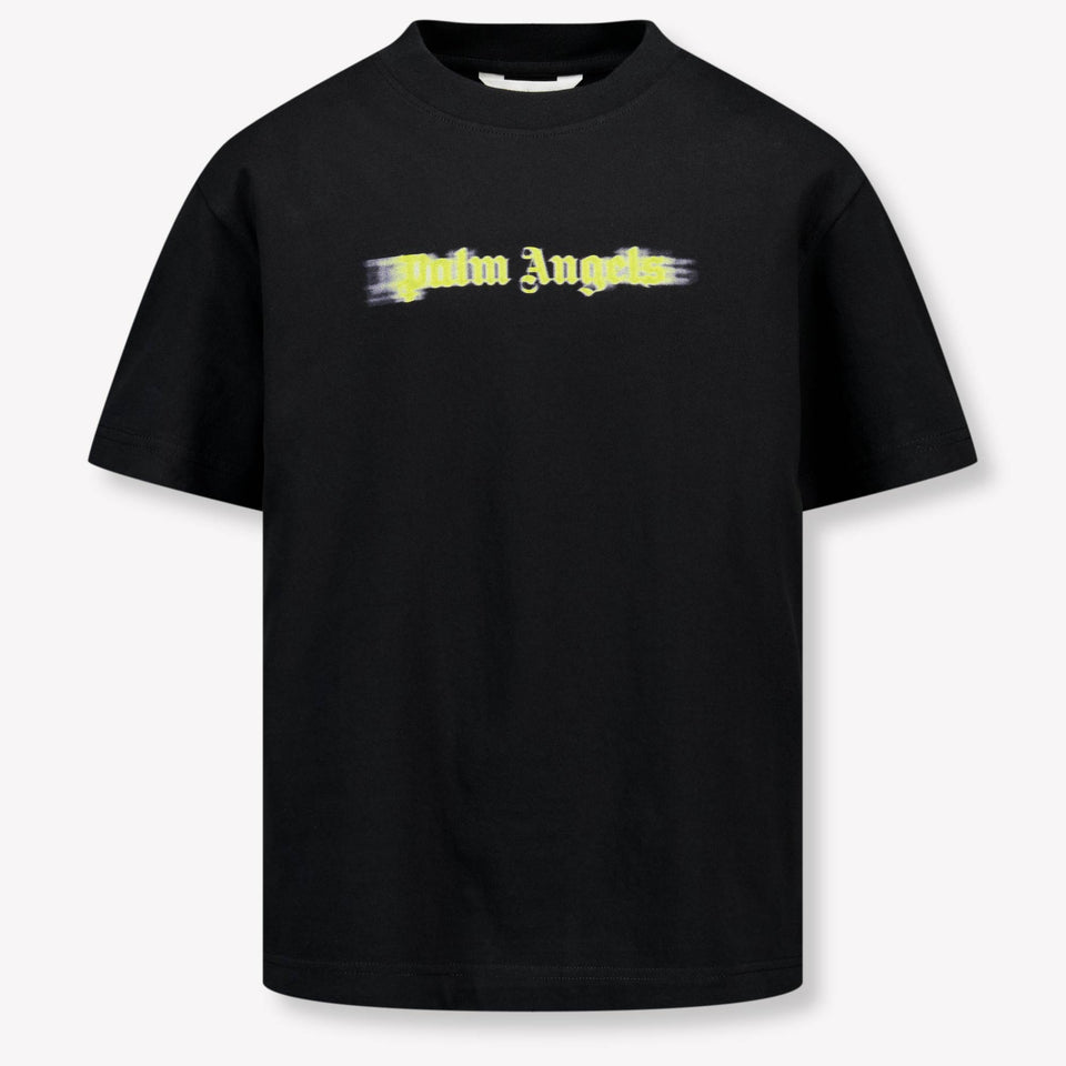 Palm Angels Kinder Jongens T-Shirt In Zwart
