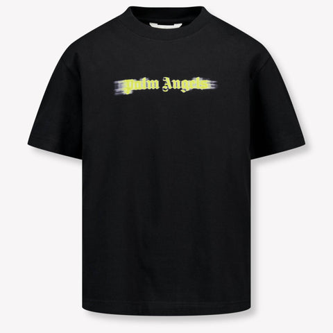 Palm Angels Kids Boys  T-Shirt Black