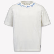 Palm Angels Kids Boys  T-Shirt Offwhite