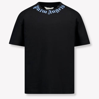 Palm Angels Kids Boys  T-Shirt Black