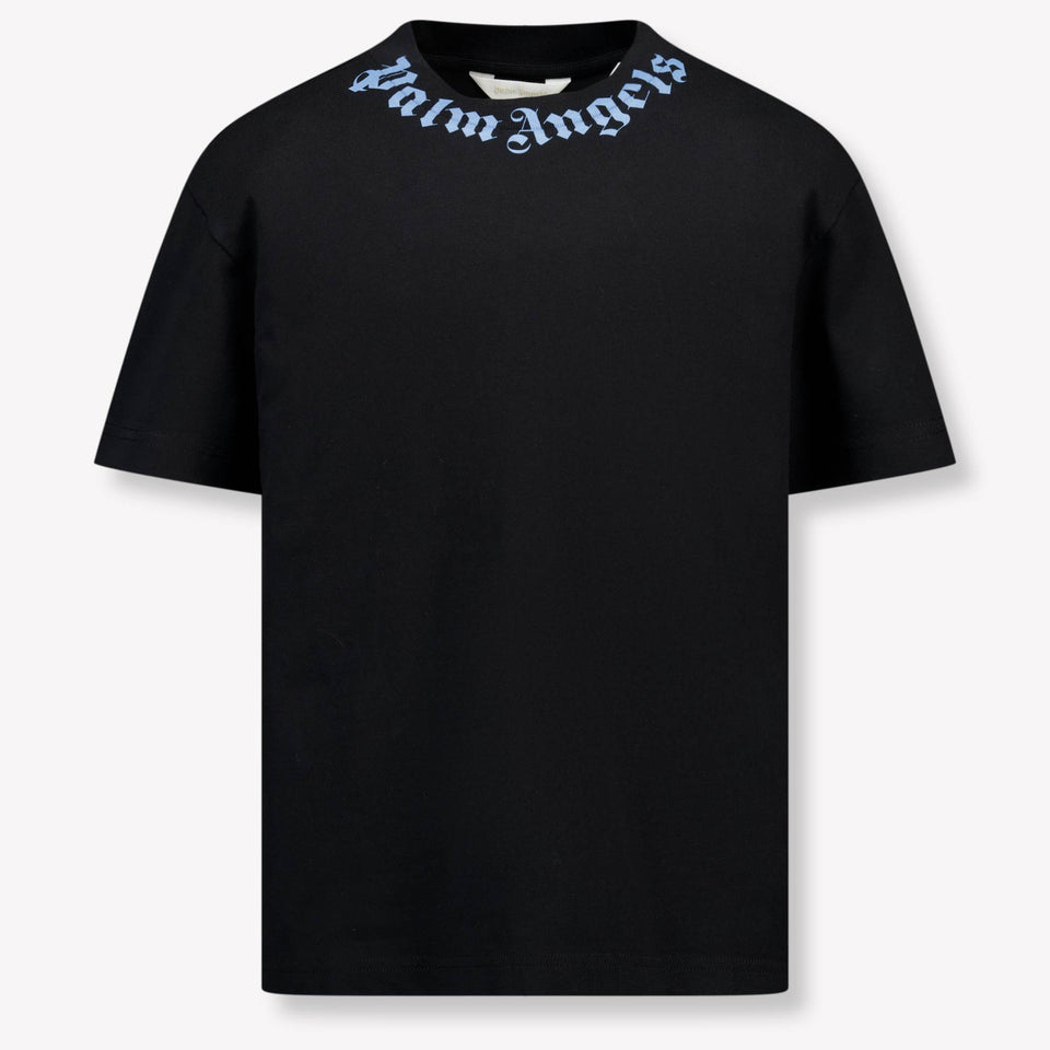 Palm Angels Kids Boys  T-Shirt Black