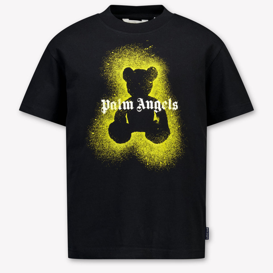 Palm Angels Kids Boys  T-Shirt Black