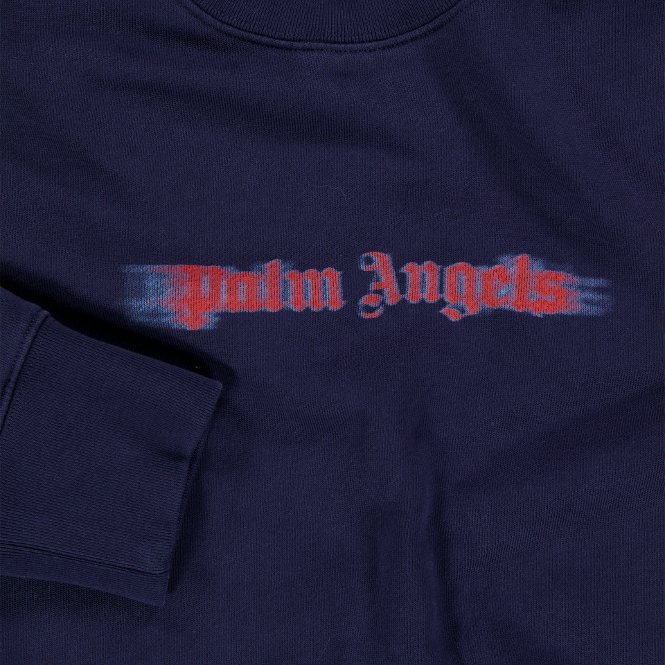 Palm Angels Kinder Jongens Trui In Navy