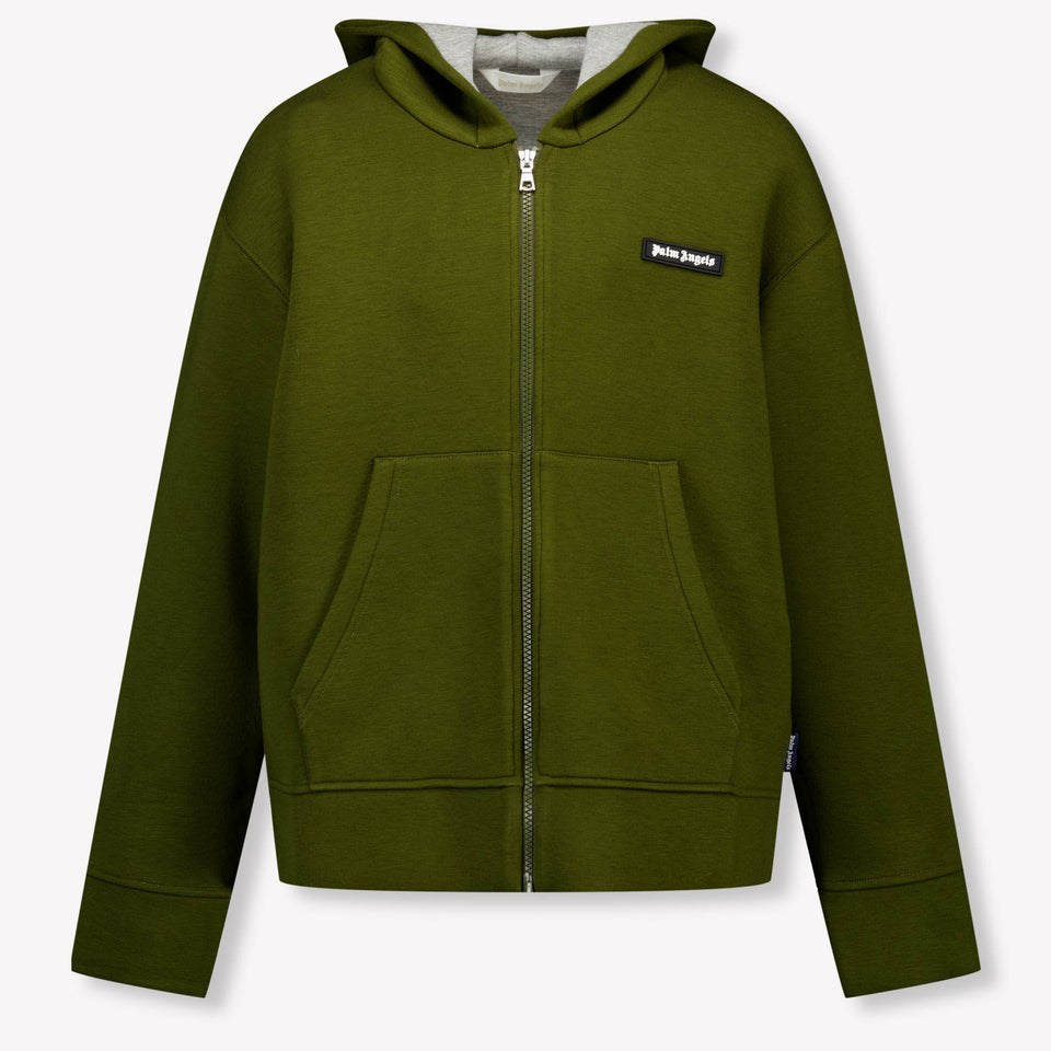 Palm Angels Kids Boys Vest  Army