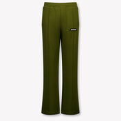 Palm Angels Kids Boys  Pants Army