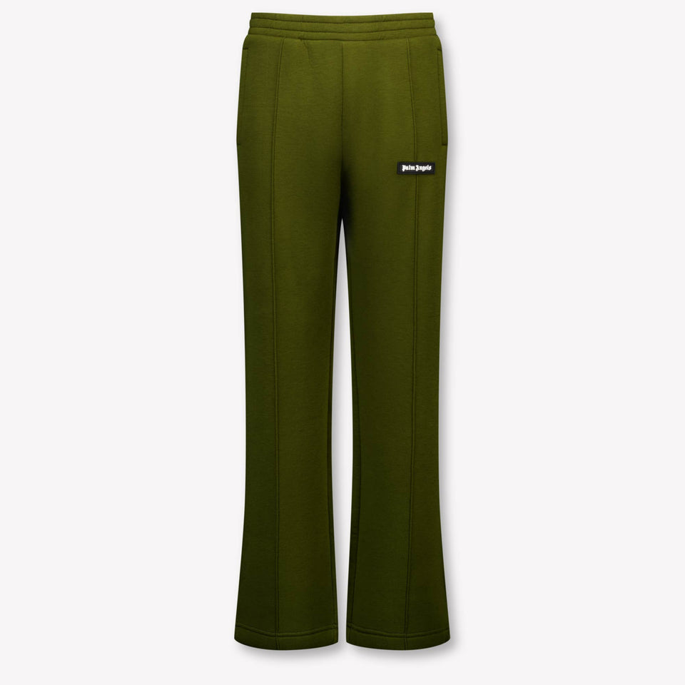 Palm Angels Kids Boys  Pants Army