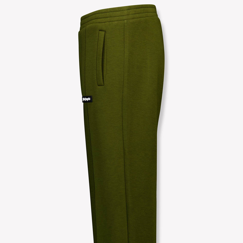 Palm Angels Kids Boys  Pants Army