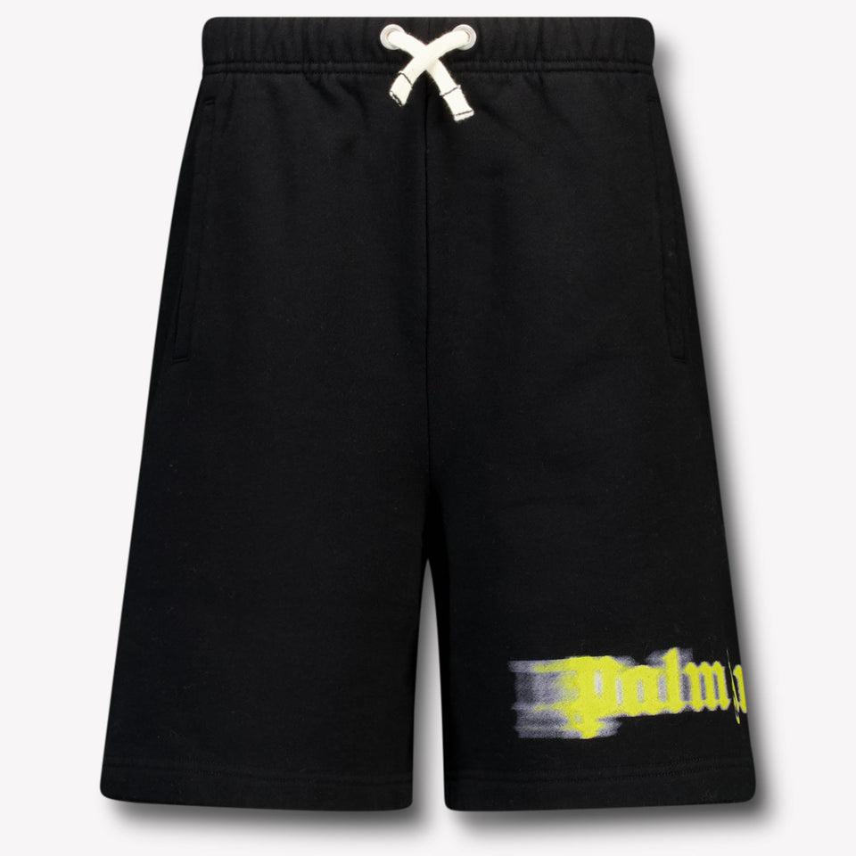 Palm Angels Kids Boys Shorts  Black