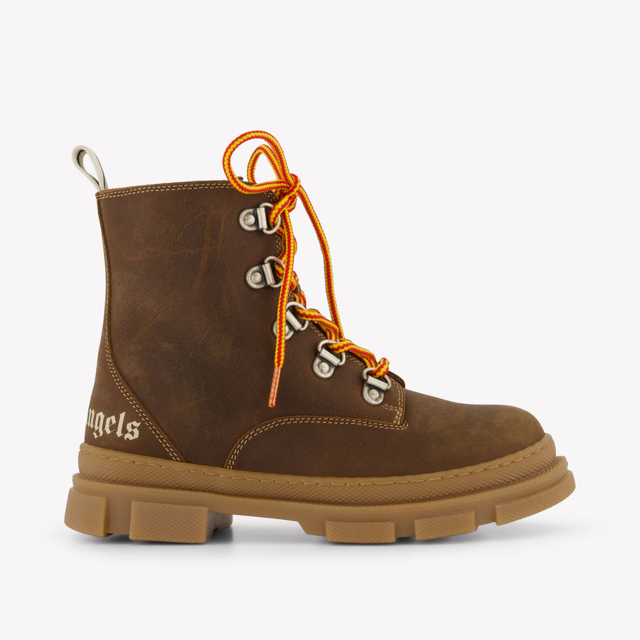 Palm Angels Boys Boots in Brown