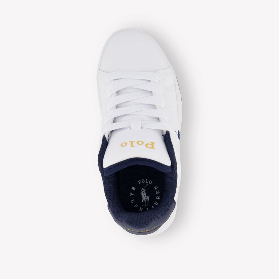 Ralph Lauren Knollan Jongens Sneakers In Wit