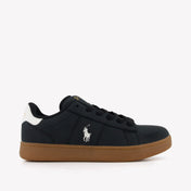 Ralph Lauren Knollan Jongens Sneakers In Zwart