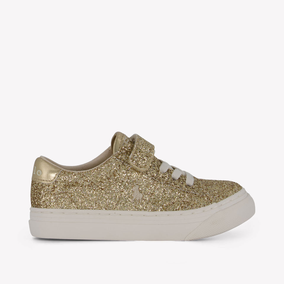Ralph Lauren Ryley Girls Sneakers Gold