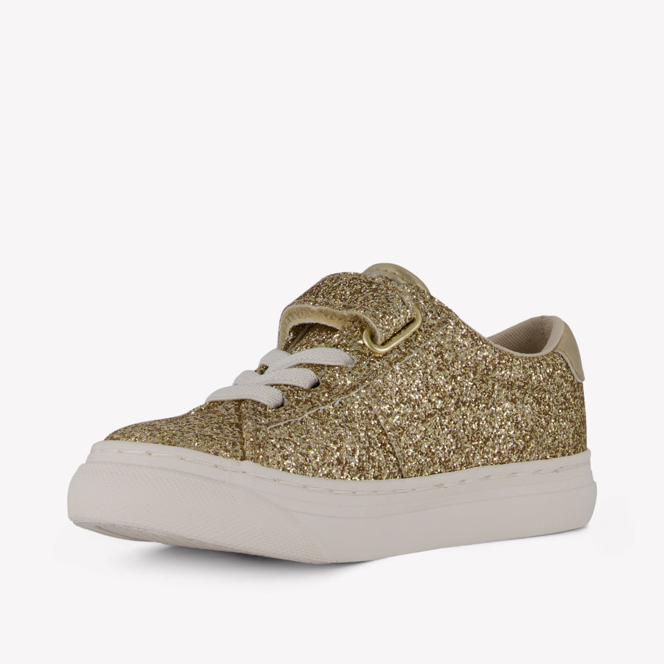 Ralph Lauren Ryley Girls Sneakers Gold