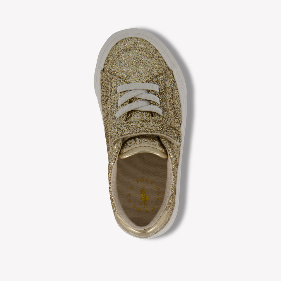 Ralph Lauren Ryley Girls Sneakers Gold