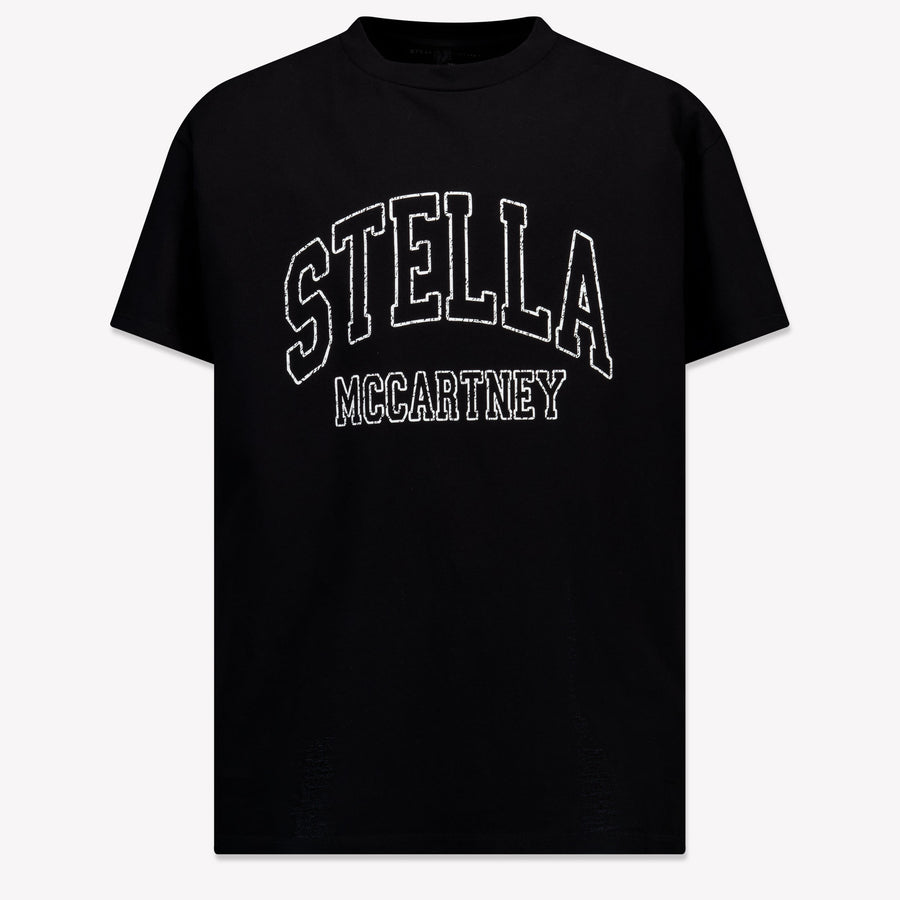 Stella McCartney Kids Girls  T-Shirt Black